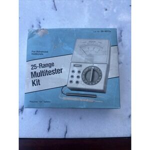 Vintage ARCHER-KIT 25 Range Multimeter Multitester #28-4013A w/  Box Manuals